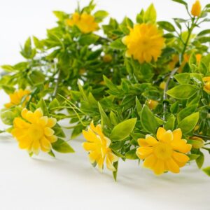 Alternative view of Margriet Kunst Hangplant - H60 cm - Geel