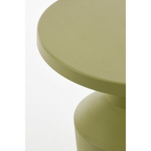 Alternative view of Feroza Bijzettafel - H41 x Ø34 cm - Metaal - Lichtgroen