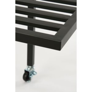 Alternative view of Greenrax Plantentafel - L118 x B38 x H36 cm - Metaal - Zwart