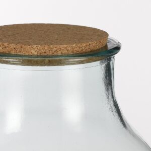 Alternative view of Olly Vaas H38 x Ø29 cm Gerecycled Glas Transparant