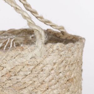 Alternative view of Atlantic Plantenmand - Set van 2 - H16 x Ø16 cm - Crème