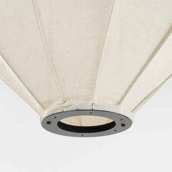 Pego Hanglamp - H94 x Ø70 cm - Linnen - Off White - Afbeelding 4