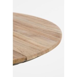 Alternative view of Jailey Bijzettafel - Set van 2 - H49 x Ø50 cm - Gerecycled Hout - Bruin