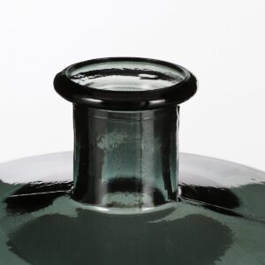 Alternative view of Guan Fles Vaas - H26 x Ø21 cm - Gerecycled Glas - Groen