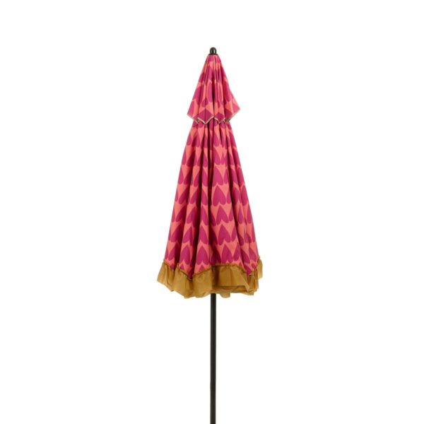 Heart Parasol - H238 x Ø220 cm - Roze - Afbeelding 2
