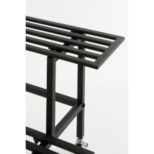 Alternative view of Greenrax Plantentafel - L90 x B44 x H42 cm - Metaal - Zwart
