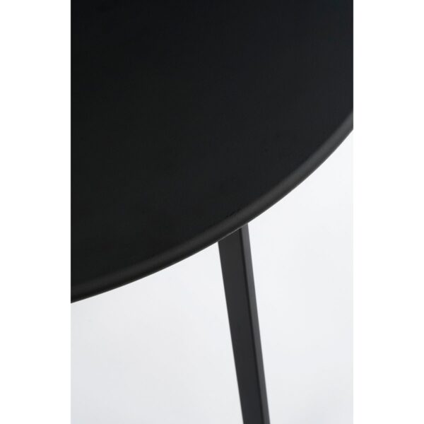 Seatle Bijzettafel voor Buiten - H58 x Ø38 cm - Metaal - Zwart - Afbeelding 2