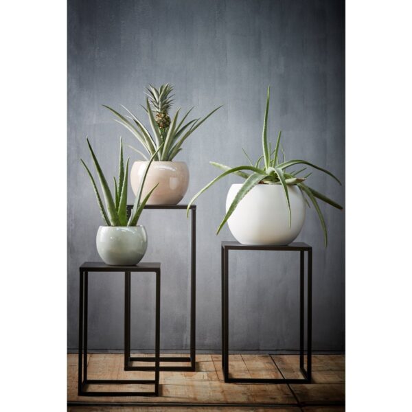 Goa Bijzettafel - Set van 2 - L30 x B30 x H42 cm - Metaal - Zwart - Afbeelding 10
