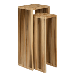 Yonker Plantentafel Set van 2 L35 x B25 x H80 cm Gerecycled Hout Bruin Van de woonkamer tot de serre: met de Yonker plantentafel, die komt in een set van 2, creëer je een speciaal plekje voor je planten. De Yonker plantentafels zijn afgewerkt met verticale latjes waardoor deze een leuk detail hebben. Daarnaast zijn ze gemaakt van gerecycled hout. Plaats er mooie hangplanten op, of een statement vaas! Je kunt alle kanten op met deze plantentafels. Weet jij al waar je deze een plekje gaat geven? De tafel heeft twee niveaus. De afmetingen zijn L35 x B25 x H80 cm en L25 x B25 x H70 cm. Casa & Viventes Breedte: 25cm Hoogte: 80cm Lengte: 35cm Gewicht: 9750g kleuren: Bruin, Bruin Materialen: Hout, Hout merk: Mica Decorations