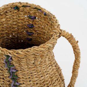 Alternative view of Cambridge Decoratieve Vaas - H35 x Ø23 cm - Zeegras - Groen