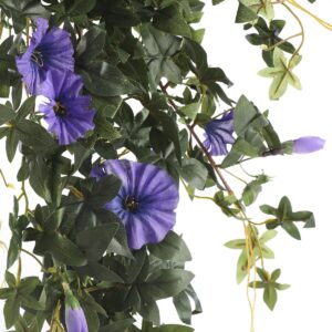 Alternative view of Petunia Kunst Hangplant - L15 x B20 x H80 cm - Donkerpaars