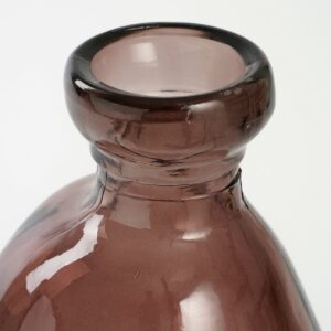 Alternative view of Pinto Vaas H51 x Ø22 cm Gerecycled Glas Donkerbruin
