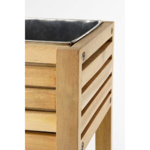 Alternative view of Glenwood Plantenbak Rechthoek voor Buiten - L70 x B30 x H75 cm - Acaciahout - Bruin