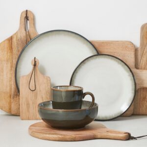 Alternative view of Duko Serveerplank - Ø28 cm - 100% FSC Mangohout - Bruin