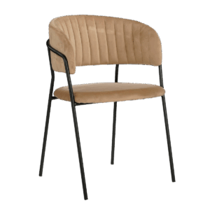 Moony Eetkamerstoel - Velvet - Beige