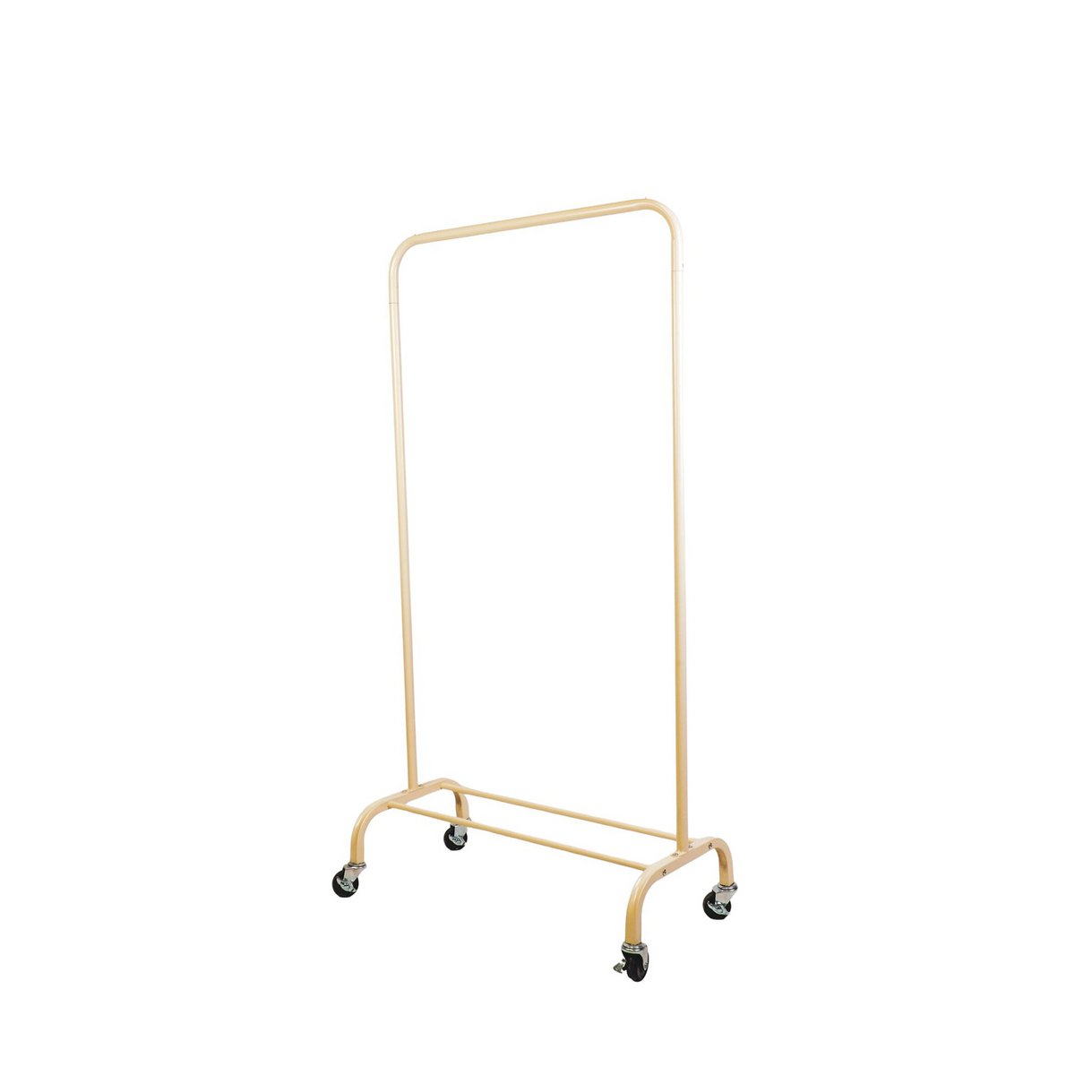 Kledingrek - wielen - zand - 80x40x155cm Rock the Runway Baby!- Wil je je een modestylist voelen? Deze metalen stof is alles wat je nodig hebt voor een stijlvolle en professionele presentatie van je beste outfits! Je kunt allerlei items op dit metalen rek ophalen: denk aan manden, planten of kunst. Belangrijke kenmerken:- Gemaakt van metaal moet worden geassembleerd- inclusief wielen, dus het kan gemakkelijk worden verplaatst rondom- 80x40x155cm Styling Tip: maak een stuk jungle door potten met planten op het metalen rek te hangen. CASA & VIVENTES Kledingrek - wielen - zand - 80x40x155cm merk: Housevitamin