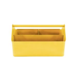 Alternative view of Opbergdoos Organizer  Metaal  Geel  30x17x17cm