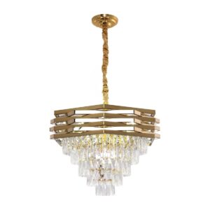 Alternative view of Hanglamp Crystal Gold 60cm
