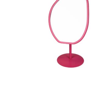 Alternative view of Make Up Mirror Round - Pink 16,5x12x31,5 cm