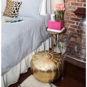 Alternative view of Pouffe  goud