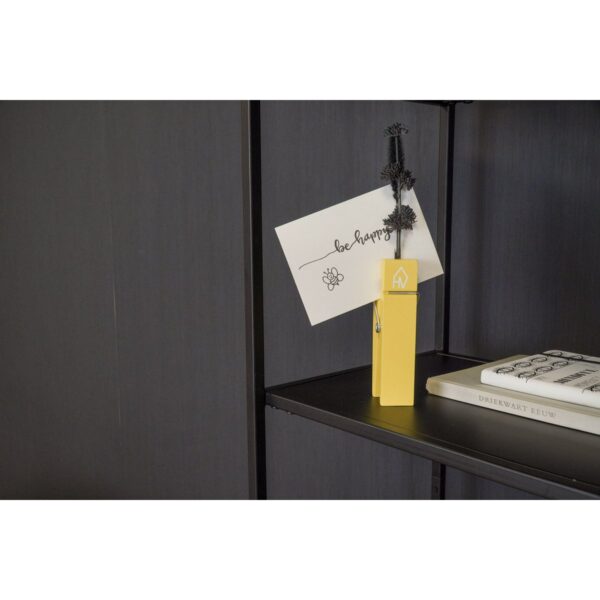 Clip - Hout - Neon Geel - 4x15cm - Afbeelding 2