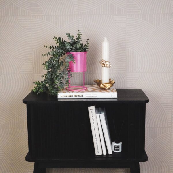 Plantenhouder - Metaal - Roze - 11x11x19cm - Afbeelding 4
