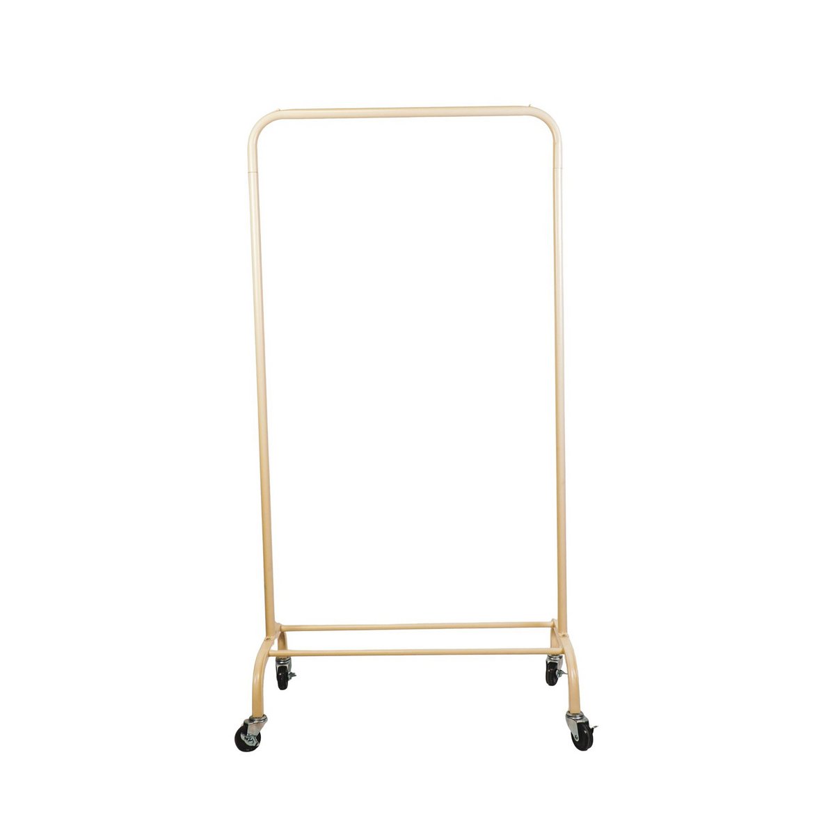 Kledingrek - wielen - zand - 80x40x155cm - Afbeelding 4