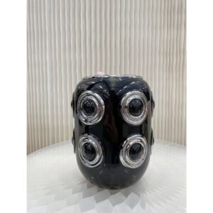 Alternative view of Golden 2 Circle Vase（CV11617-9zwart)zwart