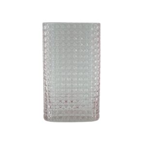 Vaas - Ribble - Glas - Roze - 15x8x25cm Vaastijd- er bestaat niet zoiets als te veel vazen. Deze vaas is gemaakt van hoog standaard glas met bubbels. Dit maakt de vaas erg speels en artistiek. Belangrijke kenmerken:- Gemaakt van glasgrootte: 15x8x25cm Styling Tip: Plaats de vaas op een stapel boeken om het meer hoogte te geven. CASA & VIVENTES Vaas - Ribble - Glas - Roze - 15x8x25cm merk: Housevitami