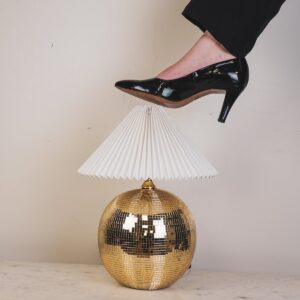 Alternative view of LAMP TAK LAMP DISCO BALL  GLAS GOLD  20x20X20CM