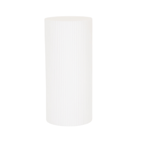 Bijzettafel / pilaarcilinder - MDF - wit - 30x65cm PILLAR SHOW - Planten en andere spullen verdienen het om te schitteren, dus geef ze een podium! Met deze geribbelde zuil kun je het goede een mooi podium geven. Belangrijke kenmerken: - Gemaakt van MDF - Afmeting: 30x30x65cm Stylingtip: Combineer verschillende van deze geribbelde zuilen met elkaar voor een speelse look en feel. CASA & VIVENTES Bijzettafel / pilaarcilinder - MDF - wit - 30x65cm merk: Housevitamin