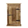 Wandkast Badkamermeubels weg van klassiek wit en saai design. Met dit wandkastje van massief mangohout haal je een designobject met net dat beetje extra in je badkamer. Mangohout overtuigt door zijn individualiteit en bijzondere structuur, waardoor elk meubelstuk onmiskenbaar uniek is. De natuurlijke nerf en structuur is zichtbaar en geeft de wandkast een chique touch. De karakteristieke gouden tint van het hout geeft de kamer warmte en harmonieert perfect met de meeste kleuren. Een bijzonder hoogtepunt van de bovenkast zijn de zilverkleurige koelkastgrepen, die dienen als deurhendels. Ruime opbergruimte binnenin biedt voldoende ruimte voor handdoeken, schoonmaakmiddelen etc. Een goede keuze voor een sfeervolle sfeer in de badkamer: de decoratieve wandkast met originele koelkastgrepen. met koelkastgrepen, deurscharnier selecteerbaar, 1 verwijderbare plank Casa & Viventes Breedte: 45cm Hoogte: 70cm Lengte: 20cm Gewicht: 18000.00g kleuren: Bruin, Zilver, Wit Materialen: Hout, Massief zilver, Hout, Metaal merk: SIT Möbel Im- und Export