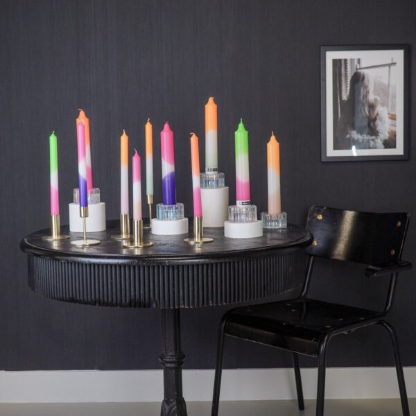 Taps - Dipdye - Waxgroen/wit/roze - S4 - Afbeelding 4