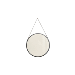 Spiegel - Rond - Metaal - Zwart - 50x2,5x50cm CASA & VIVENTES Spiegel - Rond - Metaal - Zwart - 50x2,5x50cm kleuren: Zwart Materialen: Metaal merk: Housevitamin