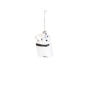 Ornament Kersthanger Airpods Glas 6,5x3,5x10,5cm ORIGINELE KERST ORNAMENTEN  Kerstmis zal niet compleet zijn zonder grappige kerstversiering. Deze glazen Airpods kerstballen maken je kerstboom leuker en jeugdiger. Belangrijke kenmerken: Gemaakt van glas Afmeting: 6,5x3,5x10,5cmStylingadvies: Je kunt de airpods-ornamenten ook boven je tafel of aan een staande tak hangen. CASA & VIVENTES Ornament Kersthanger Airpods Glas 6,5x3,5x10,5cm Breedte: 3.5cm Hoogte: 10.5cm Lengte: 6.5cm kleuren: Wit Materialen: Glas, Glas merk: Housevitamin