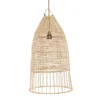 De Elba Hanglamp Naturel M Deze kooi vormige rotan hanglamp ademt de sfeer van de Italiaanse eilanden met zijn fantastische kustontwerp. Hang het op, zet de lichten aan en je bent onmiddellijk 's nachts naar de vibes van strandbars getransporteerd. Het is ook mogelijk om dit als vloerlamp te gebruiken. Er zijn twee maten beschikbaar en vergeet ook niet om onze Amalfi hanger te bekijken ze gaan geweldig samen! Deze lampschaduw heeft geen elektrische bedrading of pluggen. We verkopen deze fittingen apart, zowel plafond gemonteerd als met plug. Zoek naar een fitting in onze webshop en selecteren de gewenste look en het type. Casa & Viventes Breedte: 30cm Hoogte: 60cm Lengte: 30cm Gewicht: 820g Materialen: Rotan, Rotan merk: Bazar Bizar Living