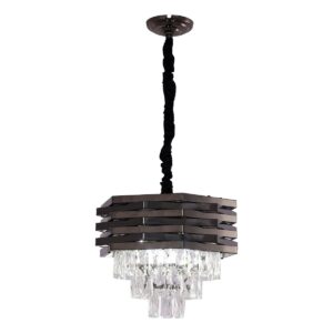 Alternative view of Hanglamp Crystal Black  40cm