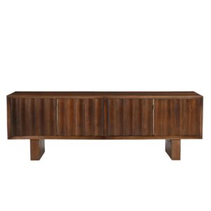 Laag bord Een lowboard is veel meer dan alleen een functioneel meubelstuk - het is een verklaring voor stijl en kwaliteit. Met zijn tijdloze ontwerp en natuurlijke materialen biedt dit lowboard gemaakt van massief mango -hout een perfecte combinatie van functionaliteit en esthetiek. Het lowboard meet 180 cm in de breedte en wordt gebruikt door zijn genereuze ruimte voor de ideale toevoeging aan wonen, dineren of studie. Het is uitgerust met vier deuren die harmonieus in het algemene beeld passen vanwege hun eenvoudige elegantie. Het warme bruin van het mango -hout straalt natuurlijke warmte uit en geeft de kamer een uitnodigende sfeer. Achter de deuren zijn er 2 ruime compartimenten die veel opslagruimte bieden voor gerechten, boeken, decoraties of andere alledaagse objecten. De duidelijke divisie zorgt ervoor dat alles zijn plaats vindt en gemakkelijk toegankelijk is. Een ander hoogtepunt zijn de stabiele hoofdvoeten, die het lowboard een moderne en tegelijkertijd luchtige optiek geven. Dit lowboard gemaakt van massief mango -hout combineert materialen van hoge kwaliteit, praktische functionaliteit en tijdloos ontwerp. Met zijn genereuze grootte, de slimme oplossingen voor opslagruimte en het warme charisma, is het de perfecte keuze voor iedereen die stijl en kwaliteit waardeert. Of het nu gaat om een ​​oogstadder in de woonkamer of praktisch meubel in de eetkamer -dit laagbord is een echte allemaal -rounder. Hoogte van de voeten: ongeveer 20 cm, hoogte van het lichaam: ongeveer 60 cm, kaderbreedte corpus: ongeveer 2,5 cm, diepte van de voeten: ongeveer 40 cm, breedte van de lopers: ongeveer. van de deuren: 4x ca. 42.5x35 cm, binnen 2 compartimenten (geen verdiepingen) CASA & VIVENTES Laag bord Breedte: 180cm Hoogte: 60cm Lengte: 45cm Inhoud: 0.43L Gewicht: 48200.00g Materialen: Hout merk: SIT Möbel Im- und Export