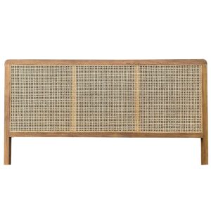 Bed hoofdeinde Bent u op zoek naar een hoofdbord voor uw bed? Kijk eens naar dit bedhoofdeinde, gemaakt van de natuurlijke materialen teak en rotanvlechtwerk. Dit bedhoofdbord is niet alleen praktisch en mooi, het verandert je bed ook in een oase van welzijn en brengt een stukje vakantiegevoel in je slaapkamer thuis. Het rotanweefsel is een echte blikvanger. hoog hoofdbord, afstand vloer tot onderkant hoofdbord: ca. 40 cm CASA & VIVENTES Bed hoofdeinde Breedte: 200cm Hoogte: 120cm Lengte: 4cm Gewicht: 11000.00g kleuren: Bruin Materialen: Hout, Rotan merk: SIT Möbel Im- und Export