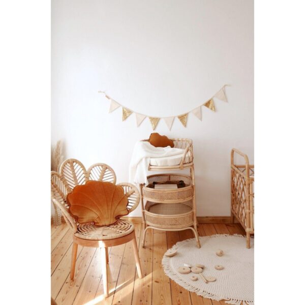"Goud en Beige" pailletten slinger - Afbeelding 5