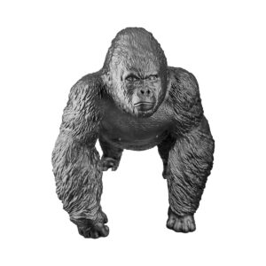 Gorillafiguur H.36 cm - Hoge kwaliteit harsgorillafiguur - Chique zwarte kleur - Grote afmetingen: 29x42x36 cm - Realistisch ontwerp en aandacht voor detail - Perfecte decoratie voor dierenliefhebbers Gorillafiguur H.36 cm Dit indrukwekkende gorillafiguur van kunsthars overtuigt door zijn gedetailleerde ontwerp en realistische uitstraling. De chique zwarte kleur geeft hem een elegante uitstraling. Met afmetingen van 29x42x36 cm is het een echte eyecatcher in iedere ruimte. Perfect voor dierenliefhebbers en verzamelaars die op zoek zijn naar hoogwaardige decoratie. Dit gorillabeeldje is een aanwinst voor elk huis en is ook een uitstekend cadeau voor vrienden en familie. CASA & VIVENTES Breedte: 42cm Hoogte: 36cm Lengte: 29cm Gewicht: 2430g kleuren: Zwart, Zwart Materialen: Polyresin merk: GILDE HANDWERK