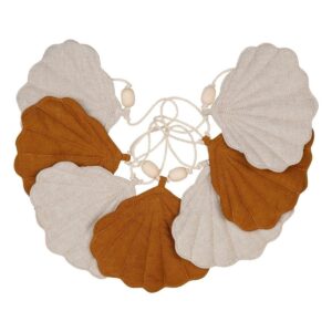 Alternative view of "Caramel" Linnen slinger met Schelpen