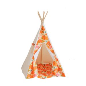 Alternative view of Tipi- en mattenset “Picknick met de bloemen”.