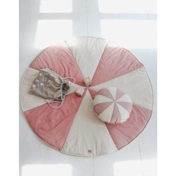 "Powder Candy" Ronde Patchwork Mat - Afbeelding 5
