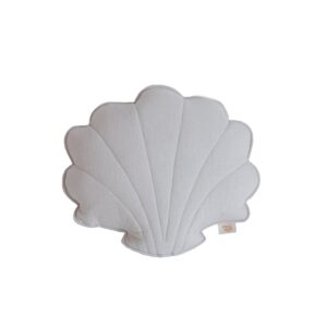 Alternative view of "Pigeon Gray" linnen shell -kussen