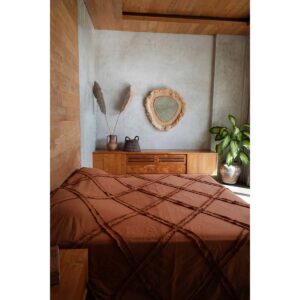 Alternative view of De Berber-bedsprei - Terracotta