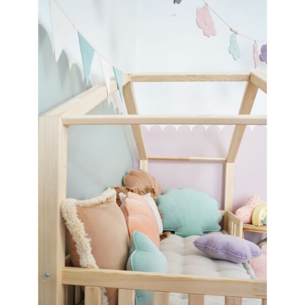 Velvet Wolkenkussen voor babykamer "Paars" - Afbeelding 4