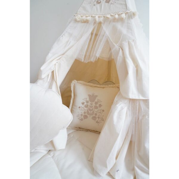 Tipi "Boho" met franjes en matset - Afbeelding 4