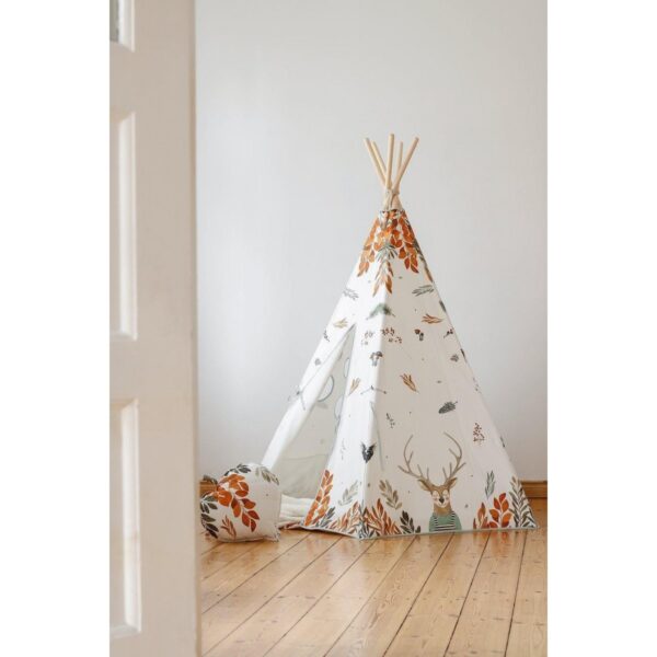 Tipi en mat set "Forest Friends" - Afbeelding 4