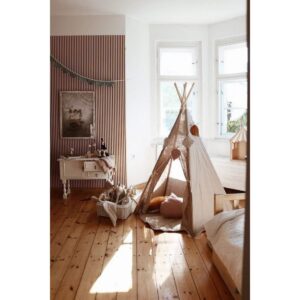 Alternative view of Tipi en mat set van natuurlijk linnen